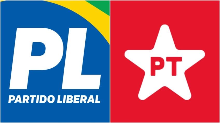 PT e PL lideram ranking de partidos favoritos dos eleitores