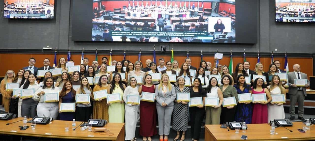 HONRARIA Profissionais de Psicologia e Direito são homenageados na ALERR